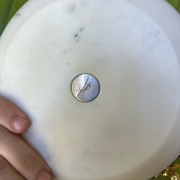 Only 1 left in stock ! Michael Aram bittersweet trinket tray marble gold - Picture 10 of 12